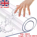 1Pcs Soft Glass Table Mat 2Mm PVC Transparent Tablecloth Waterproof Rectangular Table Cover Pad Kitchen Oil-Proof Table Mat